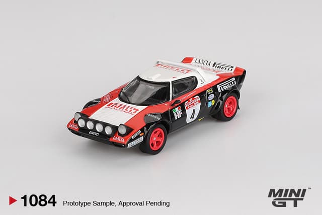 MINI GT LANCIA STRATOS HF 4 1978 RALLY SANREMO WINNER